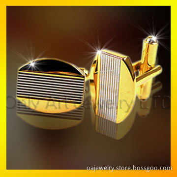 Fashionable Two Tones Shirt Button Cufflink for Men (OACL0021)